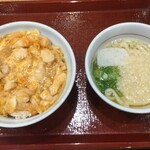 なか卯 - 親子丼、鶏塩うどん