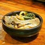 韓国家庭料理 青鶴洞 - 2014.8 カムジャタンを器に取り分けて