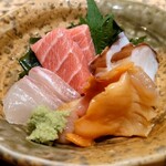 和泉鮨 - タイと大トロと青柳とタコ