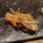 和泉鮨 - 海老の頭の素揚げ