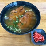 南部そば - てびちそばと紅ショウガ