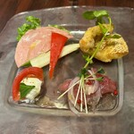 ラ・メゾン センター北店 - 前菜4種の盛り合わせ