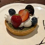 ラ・メゾン - 国産いちごと抹茶のタルト