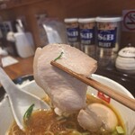 麺処 天川 - あぐー豚のチャーシュー