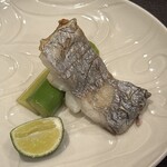 鮨菜 和喜智 - 太刀魚　アスパラガス