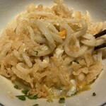 茶ぶ釜 - 途中で天かすをかけて風味を変えて楽しめました。