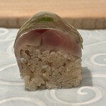 鮨菜 和喜智 - 鯵の棒寿司