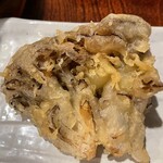 本格手打 いわしや - マイタケ天　160円