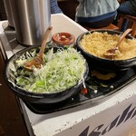 本格手打 いわしや - ネギと天かす　ネギ好きにはありがたい