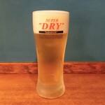 駅前ホルモン - 生中ビール