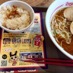 スガキヤ - 料理写真:本店の味 メンマしょうゆラーメン　ミニ五目ごはんセット