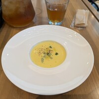 LE PORTIER Par Aux Delices de dodine Toranomon - とうもろこしのポタージュ