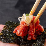 焼肉 平城苑 - 和牛ユッケ刺し