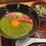 饗 くろ喜 - 海　めかぶと本鮪の和えそば　3200円