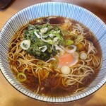 そば・うどん自家製麺 まる美 - 春菊天そば（大盛）