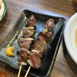 炭火焼とり味良 - キモ（塩）