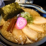 ラーメン ツバメ - 肉煮干し中華そば(醤油)＋トッピング背脂追加！