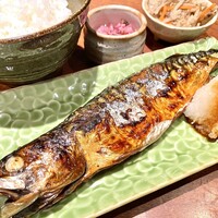 トロさばの塩焼き御膳　日替わり小鉢付き