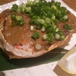 俺の魚を食ってみろ!! - (2014/8/1)蟹味噌甲羅焼き。日本酒にはこれが一番！