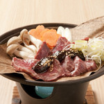 Hietsushokusaikoshi - 氷見牛の朴葉味噌焼き