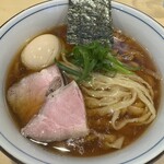 麺庭つむぎ - 味玉軍鶏そば（醤油）　¥1,250-