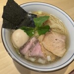麺庭つむぎ - 特製軍鶏そば（塩）　¥1,500-