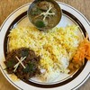 negombo33 - カレー2種盛りM(1,800円)ラムキーマと本日のカレーの鶏レバー