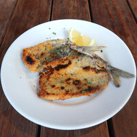 ピッツェリア&トラットリア ゴンゾ 目黒店 - 真鯵のパン粉焼き