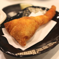 うぶか - 揚物　（海老フライ　実山椒のタルタルソース）　(2014/07)