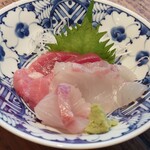 京都石塀小路豆ちゃ - 鮪と鯛のお刺身