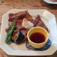 京都石塀小路豆ちゃ - 牛ロースと野菜