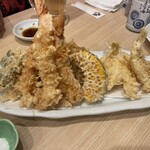 すし処あさまる - 天ぷら盛り合わせ