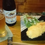 鯨波亭 - チェダーチーズ入りオムレツ