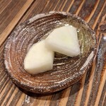 黒うどん 山長 - 漬物