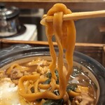 黒うどん 山長 - めーん