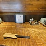 手打蕎麦 じゆうさん - カウンター席