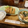 三芳屋 - きしめん定食B.いわしフライ付