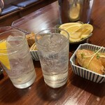 鳥半・魚半 - 毎度JINRO1本飲みきり