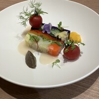 Akihisa Handa - 見た目も味も美しい。野菜強い。柑橘のソースの爽やかさ