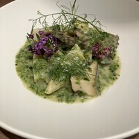 Akihisa Handa - 筍と鮑。筍最高に旨い。アオサの香りが良い