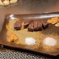 神戸牛すてーきIshida. LINKS　UMEDA店 - レアの神戸牛ヒレ。柔らかい