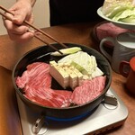 今半本店 - 銘柄牛すき焼き　近江牛とざく