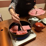 今半本店 - 銘柄牛すき焼き　近江牛