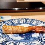 すし 良月 - 2025.3.  牡丹海老の炭火焼き