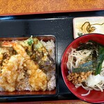 せんがく - 天丼とミニなっとう