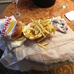 IN-N-OUT BURGER - Cheeseburger, French Fries, and Medium Drink $5.95