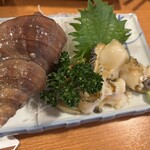 居酒屋やっちゃば - 活つぶ貝刺身 495円