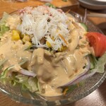居酒屋やっちゃば - カニサラダ（サウザンドレッシング） 550円
