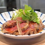 立ち呑み正屋 - ラム肉タタキ