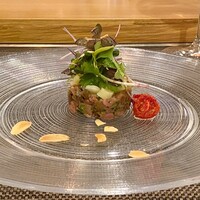 TEPPAN GRILL Grillia - 黒毛和牛イチボのタルタル